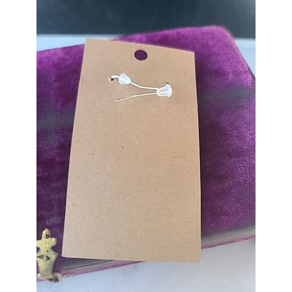 Polymer Clay Red Floral Dangling Earrings New - Picture 10 of 10